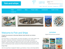 Tablet Screenshot of fish-and-ships.com